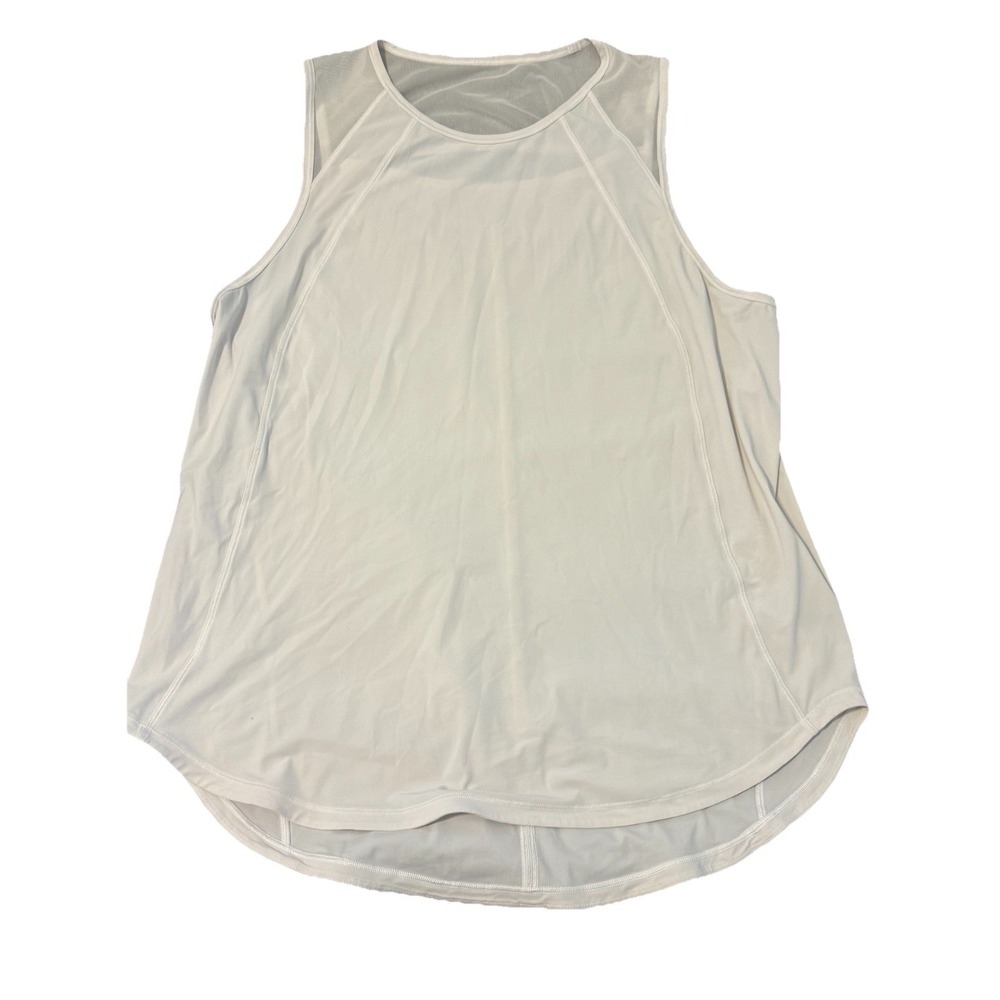 Lululemon Sculpt Tank‎ Top Back Vent White